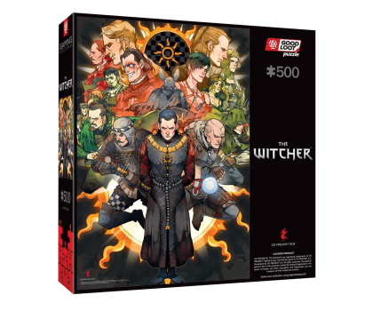 Puzzle z gier Merch Gaming Puzzle: The Witcher Nilfgaard Puzzles 500